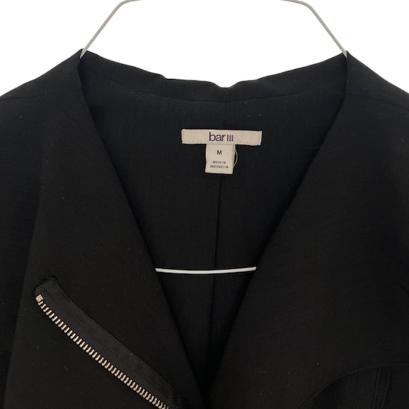 Bar III Motorcycle Jacket, Size M - Picture 4 of 5